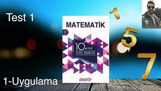 Karekök Yayınları 10 Sınıf Matematik Ünite 1 Uygulama Test1 [upl. by Ariahaj830]