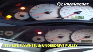 ST170 revs comparison ttv lite flywheel v stock [upl. by Loree]