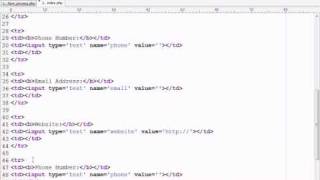 HTML amp PHP Tutorial  Building a working Contact Form Part 1 [upl. by Notyep]