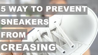 How to prevent getting creases in shoes  Gucci ace sneaker care [upl. by Aldis]