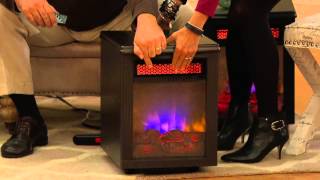 Twin Star Home Infrared Electric Quartz Fireplace Heater with Dan Hughes [upl. by Bornstein966]