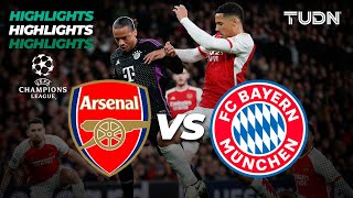 HIGHLIGHTS  Arsenal 22 Bayern  UEFA Champions League 202324  4tos  TUDN [upl. by Remot]