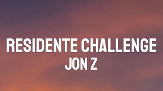 Jon Z  Residente Challenge LetraLyrics [upl. by Haeel]