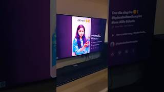 Our New LG QNED82 55 Inch 4K Tv Unboxing 🥰  hyderabadtamilcouples unboxing lg shorts [upl. by Betti601]