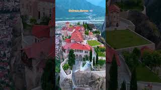 City in the sky Meteora Greece travel shorts trending [upl. by Dupuis]