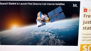 STARLINK SPACE X LAUNCHES THEIR 1ST EVER SATELLITE TO CELL PHONE FOR CRYPTO [upl. by Coryden]