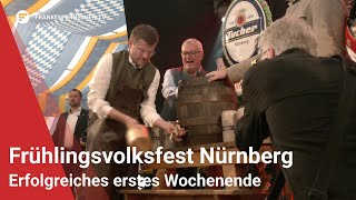 Nürnberger Frühlingsvolksfest Erfolgreiches erstes Wochenende [upl. by Newell]