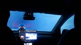 Tesla Electric Car Ride OnBoard Cam at The Vegas Loop in Las Vegas Nevada 01242024 [upl. by Colley434]