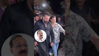 Sanjay Dutt is going to the hospital to see the baba Siddique rip babasiddique dead mumbai [upl. by Ramoj]