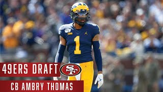 Getting to Know 49ers CB Ambry Thomas [upl. by Kcarb]