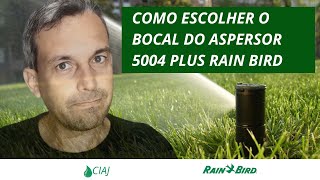 Como escolher bocal para aspersor 5004 Plus Rain Bird [upl. by Bethesde481]