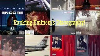 EMINEMS DISCOGRAPHY RANKED ALL STUDIO ALBUMS [upl. by Sidran]