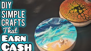 🤑 Make These Multi Layered DIY Jewelry Boxes and Earn Some Cash Acrylic Art Tutorial [upl. by Trebornhoj]