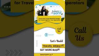 Travel website designing in Rajahmundry and Kakinada boostbusiness businessgrowth travel [upl. by Perce484]