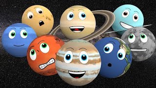 The Solar System Song  Toddlers Fun Space Learning  Kids Space Ride [upl. by Bodnar450]