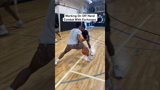 Want To Get Your Off Hand Better Try This elite basketball handles nba basketballmoves [upl. by Adgam]