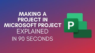 How To Make A Project In Microsoft Project 2024 [upl. by Nitsyrk]