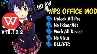 UPDATE WPS OFFICE MOD PREMIUM APK TERBARU 2024 V18132 [upl. by Ykcim]