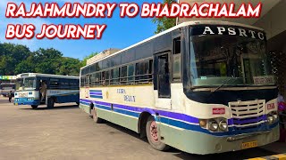 Rajahmundry To Bhadrachalam Bus Journey [upl. by Teiluj]