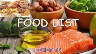 FOOD LIST BENEFITS ALAMIN  SupremaLou [upl. by Ainex588]