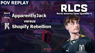 POV REPLAY ApparentlyJack vs Shopify  RLCS 2024 NA Open Qualifiers 4 [upl. by Akin]