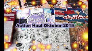 Action Haul Oktober 2019  Hot Foil Applicator  Stanzen  Stempel  Weihnachtspapier  Prägefolder [upl. by Helse956]