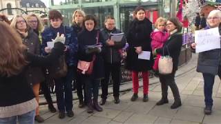 La chorale de la FSU chante lHymne des femmes 25112017 Le Mans extrait [upl. by Reisfield692]