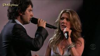 Celine Dion amp Josh Groban Live quotThe Prayerquot HD 720p [upl. by Ullyot]