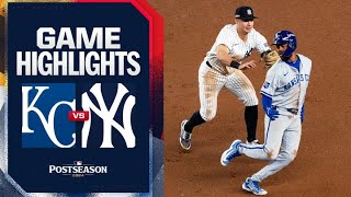 Royals vs Yankees ALDS Game 2 Highlights 10724  MLB Highlights [upl. by Ramma]