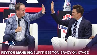 Peyton Manning Shares his Favorite Tom Brady Memories  Patriots Hall of Fame Ceremony [upl. by Lula265]