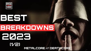 BEST METALCORE  DEATHCORE BREAKDOWNS OF 2023 12 [upl. by Attolrahc]