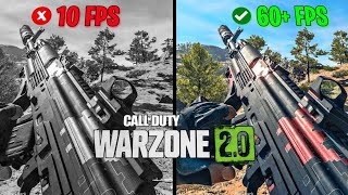 COD WARZONE 2 FPS BOOST for LOW END PCs Config File [upl. by Navetse549]