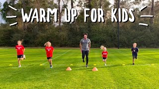 5 Min Warm up FOR KIDS [upl. by Eikin]