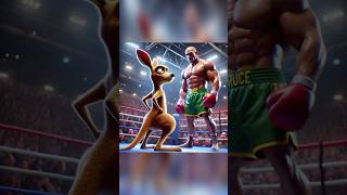 Can Skippy the boxing kangaroo save a mans dream ai cartoon animation funny kangaroo [upl. by Tati554]