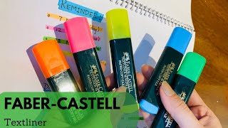 Faber Castell Highlighter  Textliner Review in Hindi  Faber castell textliner [upl. by Akinad]