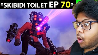 Skibidi Toilet Ep 70 Part 1  TITAN SPEAKERMAN FULL POWER 😱 [upl. by Anelej720]