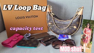 Louis Vuitton Loop bag whats fitcapacity MOD shot 3 way mix amp match whats in my bag [upl. by Amluz242]