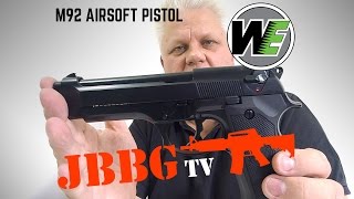 we m92 gas airsoft pistol [upl. by Ennaillij]