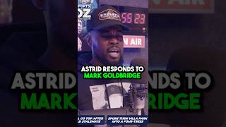 Astrid Wett Responds To Mark Goldbridge 😂 markgoldbridge astridwett football [upl. by Airdnaxila567]