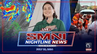 LIVE SMNI Nightline News with Admar Vilando amp Jade Calabroso  July 25 2024  Thursday [upl. by Alina]