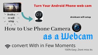 How to use mobile as webcam without USB Cable ।। convert its under 5 min ।। Creative Tech Life [upl. by Battista]