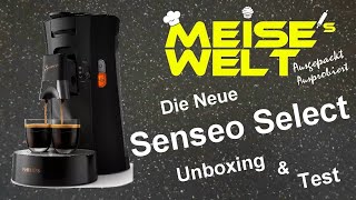 Philips Senseo Select  Unboxing amp Test amp Erster Eindruck [upl. by Arnaldo887]