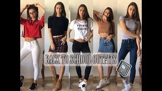 Back to School Outfit Ideas ♡ vittoriamiles [upl. by Ayak570]