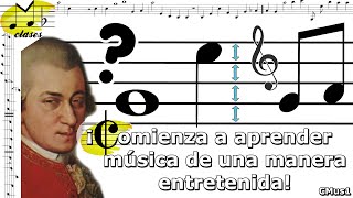 El pentagrama las claves y la escala musical REMAKE lección musical 1 FÁCIL DIVERTIDA [upl. by Stoll]