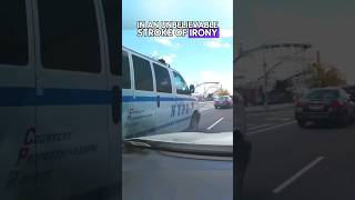 Driver Gets Instant Karma After Fleeing Accident [upl. by Amahs334]