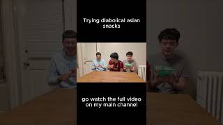 Trying asian snacks asianfood humor funny [upl. by Yuu]