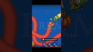 Worms Zone  io Game Play  Slither Snack Games  Rkm Gaming  Worm Zone Games [upl. by Sinnal321]