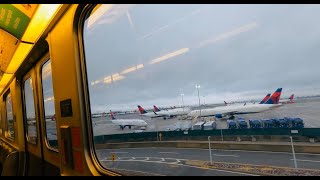 AirTrain from Jamaica Station to JFK Airport…28 [upl. by Ellenuahs134]