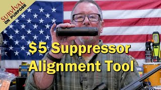 Budget Silencer Alignment Tool  Prevent Suppressor Baffle Strikes [upl. by Adnuhs305]