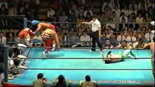 Misawa Akiyama amp Kikuchi vs Kroffat Furnas amp Smith 15 Apr 94avi [upl. by Maurene]